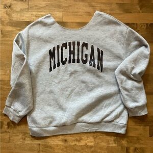 Michigan crew neck